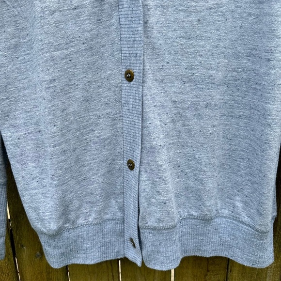 AG Adriano Goldschmied Light Blue Shawl Collar Button Front Cardigan Sz XL - Picture 2 of 10